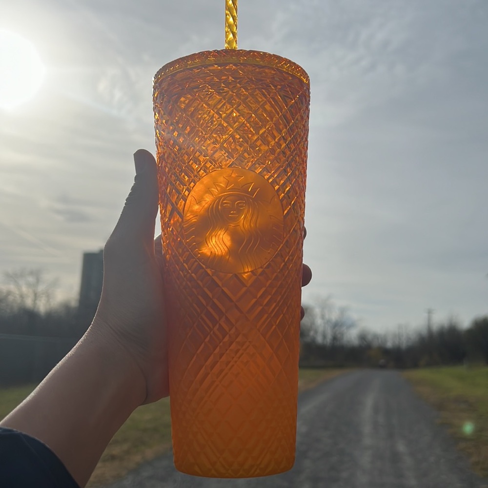 Jeweled Studded Mango Cold Cup!